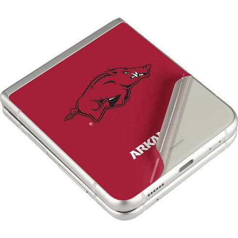 University of Arkansas-Fayetteville Razorbacks Red Logo Galaxy Z Flip3 5G Skin